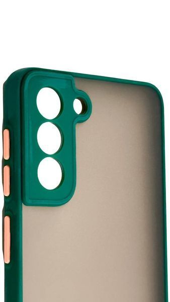 TPU чохол накладка Matte Color Case для Samsung Galaxy S21 темно-зелений 092190 фото
