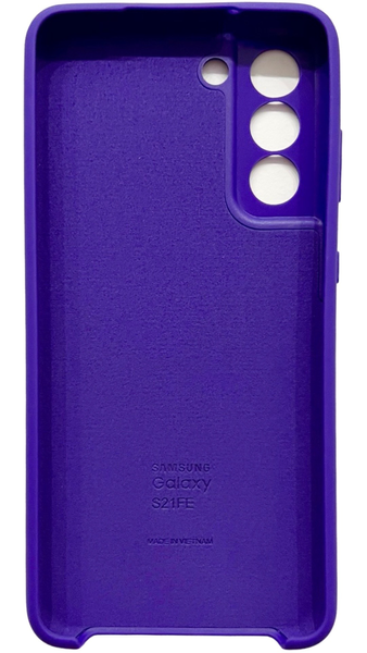 Чохол Soft touch для Samsung Galaxy S21 FE / фіолетовий 086110 фото