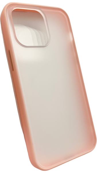 TPU чехол Matte Color Case (TPU) на iPhone 14 Pro Max (на айфон 14 про макс) розовый 086259 фото