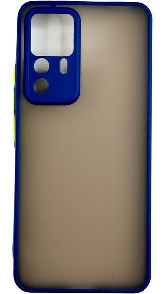 TPU чохол накладка Matte Color Case для Xiaomi 12T Pro синій 092090 фото