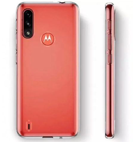 Ультратонкий 0,3 мм чохол для Motorola E7i (на мото е7) прозорий 86010 фото
