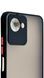 TPU чехол накладка Matte Color Case для Realme C30 черный 092640 фото 2