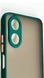 TPU чохол накладка Matte Color Case для OPPO A17 темно-зелений 092690 фото 2