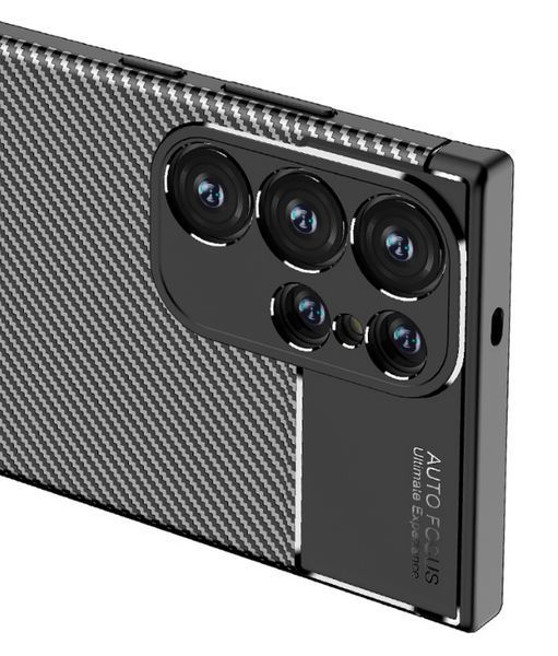 TPU чохол накладка Autofocus для Samsung Galaxy S24 Ultra / чорний 201854 фото
