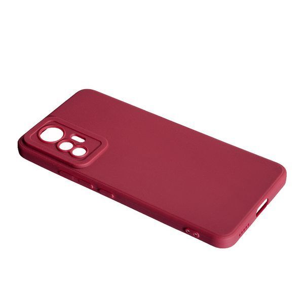 TPU чохол Smitt накладка бампер для Xiaomi 12 Lite (сяомі 12 лайт) бордовий 086762 фото