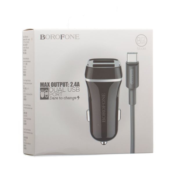 Зарядное устройство Borofone BZ2 на Type-C 2USB 2.4A 16749 фото