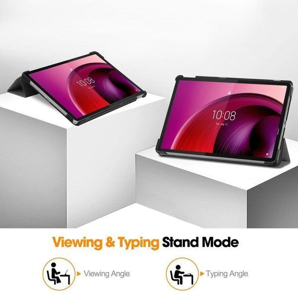 Чохол книжка Crazy Horse на планшет Lenovo Tab K11 2024 (11") / бордовий 100798 фото