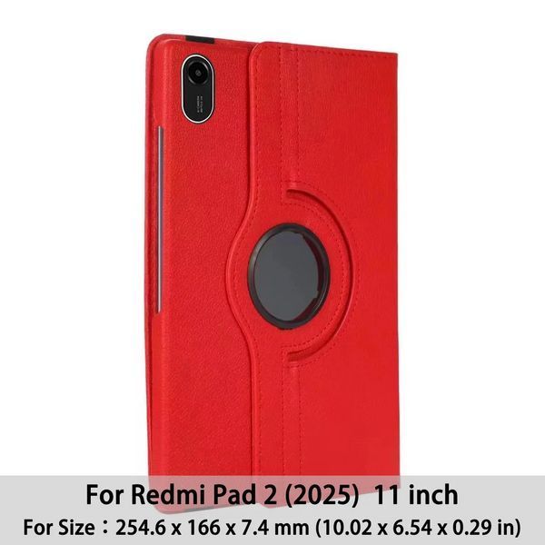 Чохол книжка 360 на Xiaomi Redmi Pad 2 (11") / червоний 100303 фото