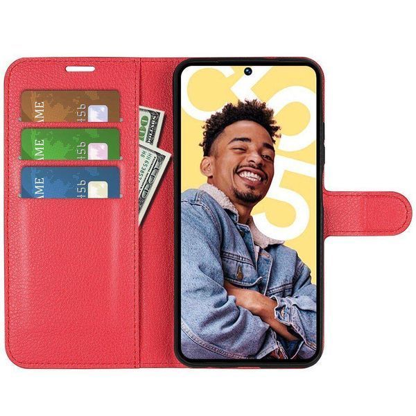 Чохол книжка Lichee для Realme C55 червоний 089832 фото