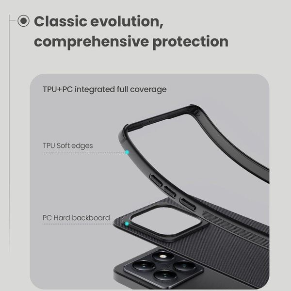 Чехол Nillkin Super Frosted Shield на Xiaomi 14T Pro / черный 201963 фото