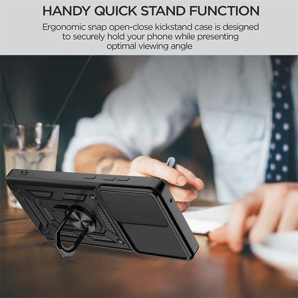 PC + TPU чехол Camshield armor для Vivo V23 (5G) / черный 89481 фото