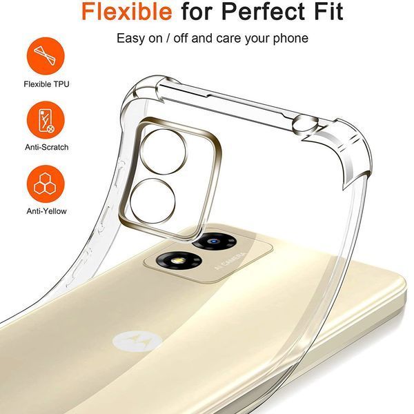Чехол накладка WXD для Motorola E13 / прозрачный 89734 фото