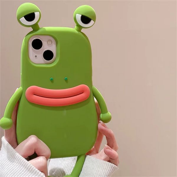 Силиконовый 3D чехол Sleepy Snail для iPhone 15 Pro Max / зеленый 098910 фото