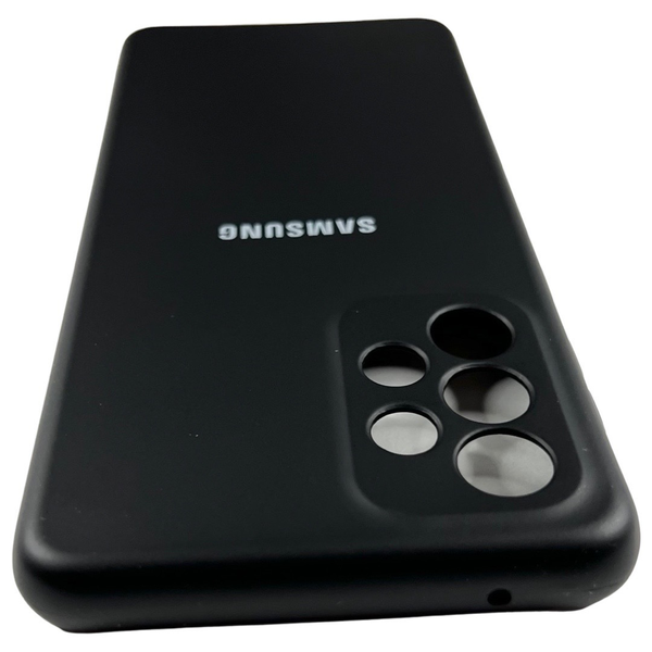 Чехол Soft touch для Samsung Galaxy A33 (на самсунг а33) черный 085821 фото