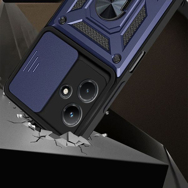 PC + TPU чехол Camshield Armor для Infinix Hot 30i / синий 092040 фото