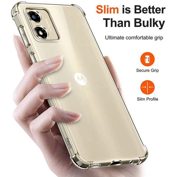 Чехол накладка WXD для Motorola E13 / прозрачный 89734 фото