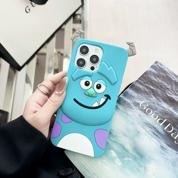 Гумовий 3D чохол для iPhone 15 Pro / Sulley 098677 фото