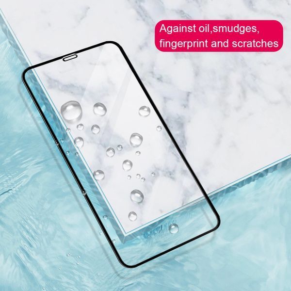 Защитное стекло на iPhone 13 Pro Max / черный 084181 фото