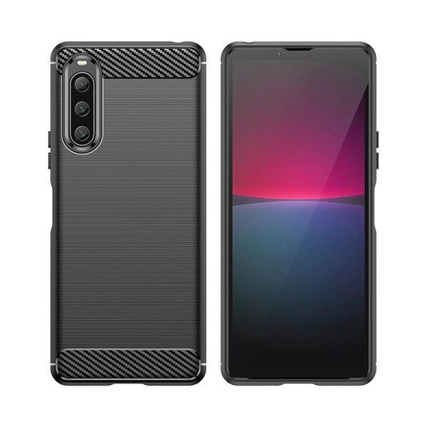TPU чехол накладка Urban для Sony Xperia 10 IV черный 90088 фото