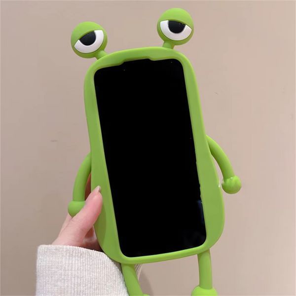 Силиконовый 3D чехол Sleepy Snail для iPhone 15 Pro Max / зеленый 098910 фото