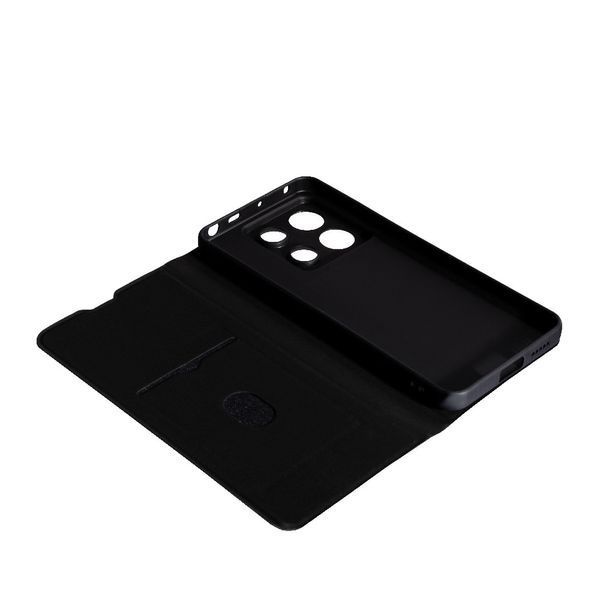 Шкіряний чохол книжка Fibra case на Xiaomi Redmi Note 13 Pro (5G) / фіолетовий 095871 фото