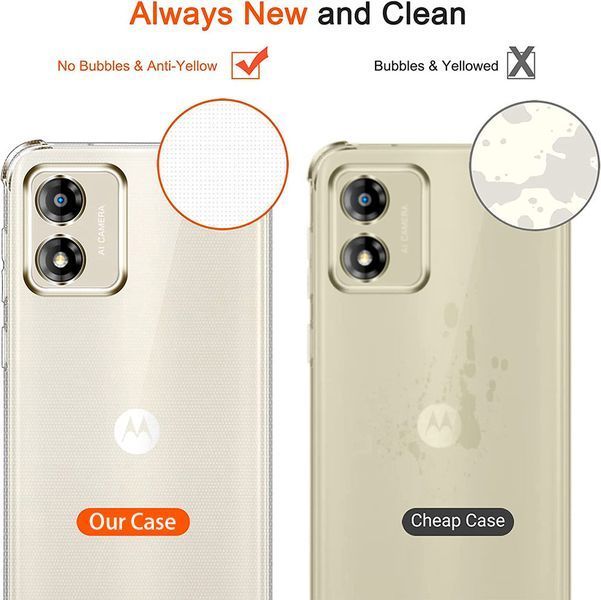 Чехол накладка WXD для Motorola E13 / прозрачный 89734 фото
