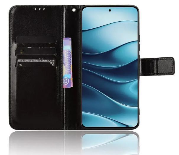 Чехол книжка Book case для Poco M7 Pro (5G) / черный 204343 фото