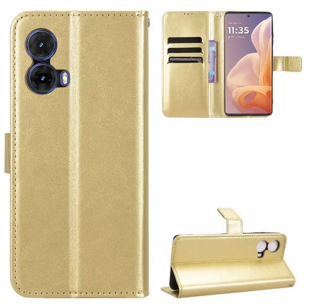 Чохол книжка Book case для Motorola Edge 50 Fusion / золотистий 201776 фото