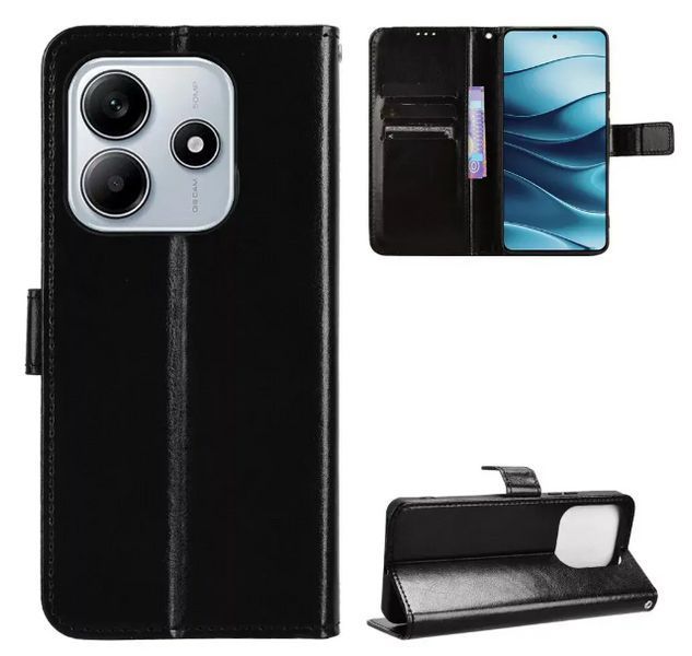 Чехол книжка Book case для Poco M7 Pro (5G) / черный 204343 фото