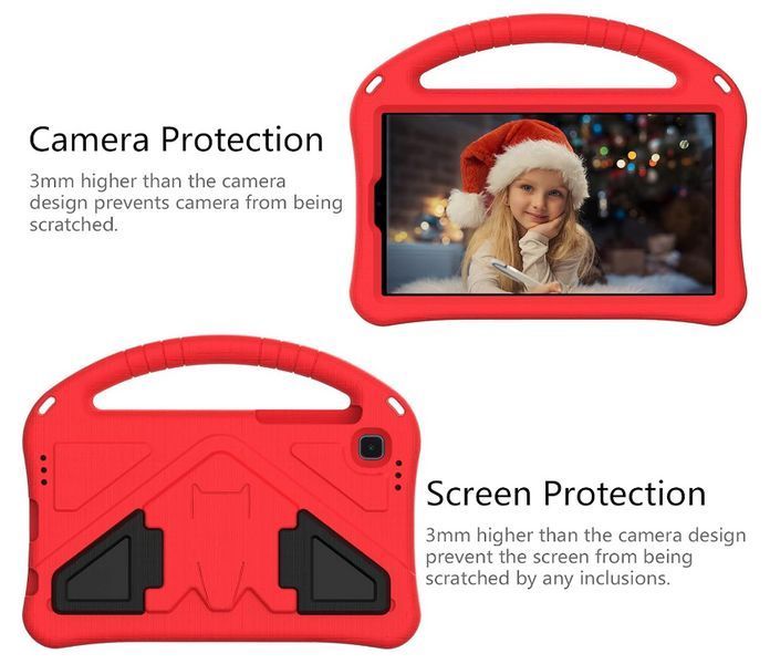 Чехол New Kids Case на Samsung Galaxy Tab A7 Lite 8.7" (T220 / T225) красный 200113 фото