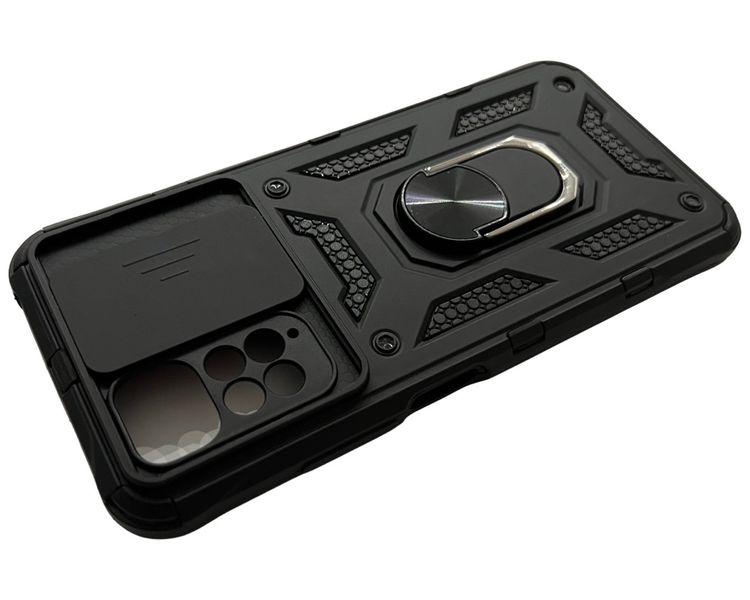 PC + TPU чохол Camshield armor на Xiaomi Redmi Note 11 (наредмі ноут 11) чорний 086160 фото