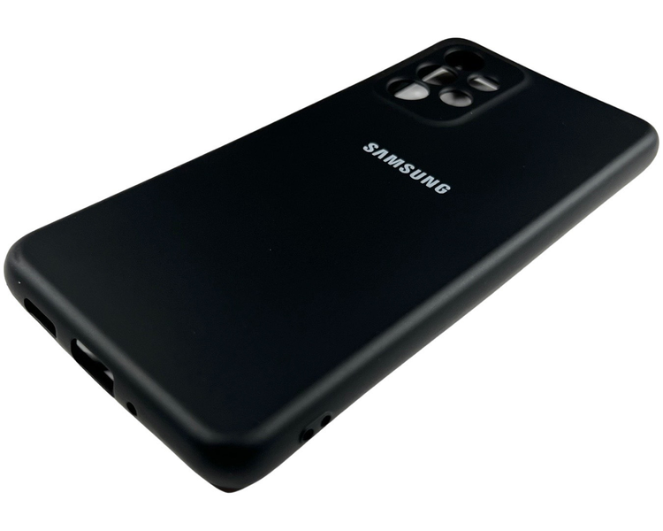 Чехол Soft touch для Samsung Galaxy A33 (на самсунг а33) черный 085821 фото