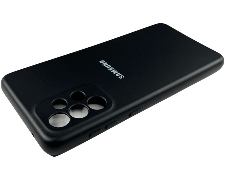 Чехол Soft touch для Samsung Galaxy A33 (на самсунг а33) черный 085821 фото