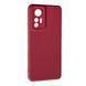 TPU чохол Smitt накладка бампер для Xiaomi 12 Lite (сяомі 12 лайт) бордовий 086762 фото 1