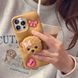 Силіконовий 3D чохол Cute Poodle для iPhone 15 Pro Max/коричневий 099460 фото 5
