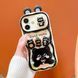 Силіконовий 3D чохол Cool cats для iPhone 14 Pro Max / (з ремінцем) 099300 фото 1