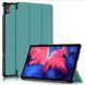 Кожаный чехол книжка Crazy Horse для Lenovo Tab P11 Plus зеленый 093910 фото 1