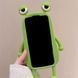 Силиконовый 3D чехол Sleepy Snail для iPhone 15 Pro Max / зеленый 098910 фото 5