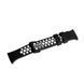 Ремінець браслет Perforation на Xiaomi Mi Smart Band 7 Pro Black and White 91033 фото 1