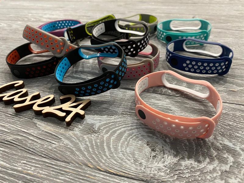 Ремінець на Xiaomi Mi Band 5 \ 6 (12 видів) 81546 фото