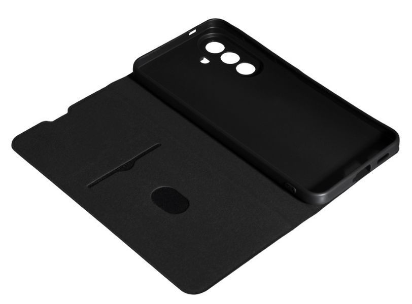 Кожаный чехол книжка Fibra case на Samsung Galaxy A57 (5G) / розовый 204849 фото