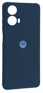 Чехол силиконовый Soft touch для Motorola G24 / (dark blue) 200035 фото