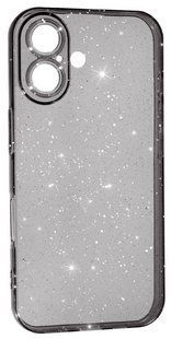 Чохол силіконовий Clear Shine на iPhone 16 / чорний 203221 фото