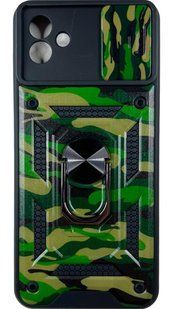 PC + TPU чехол Camo для Samsung Galaxy A04 (на самсунг а04) зеленый 087108 фото