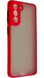 TPU чохол накладка Matte Color Case для Samsung Galaxy S21 червоний 092191 фото