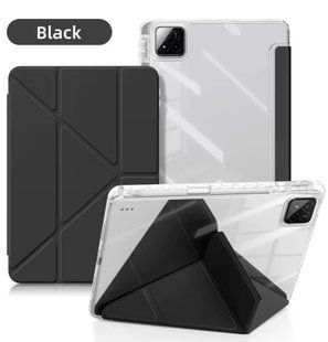 Чехол книжка Transparent Origami на Xiaomi Pad 7 (11.2") / черный 100706 фото