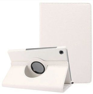 Кожаный чехол книжка 360 для Lenovo Tab 2025 (10.1") / белый 101054 фото