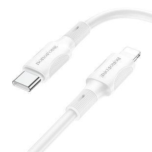 Кабель USB Borofone BX80 Succeed Type-C на Lightning (2 кольори) 87560 фото