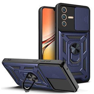 PC + TPU чехол Camshield armor для Vivo V23 (5G) / синий 89482 фото