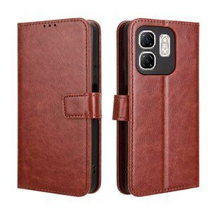 Чехол книжка Book case для Infinix Hot 50i / коричневый 097892 фото